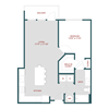 A5 One bedroom, One bathroom